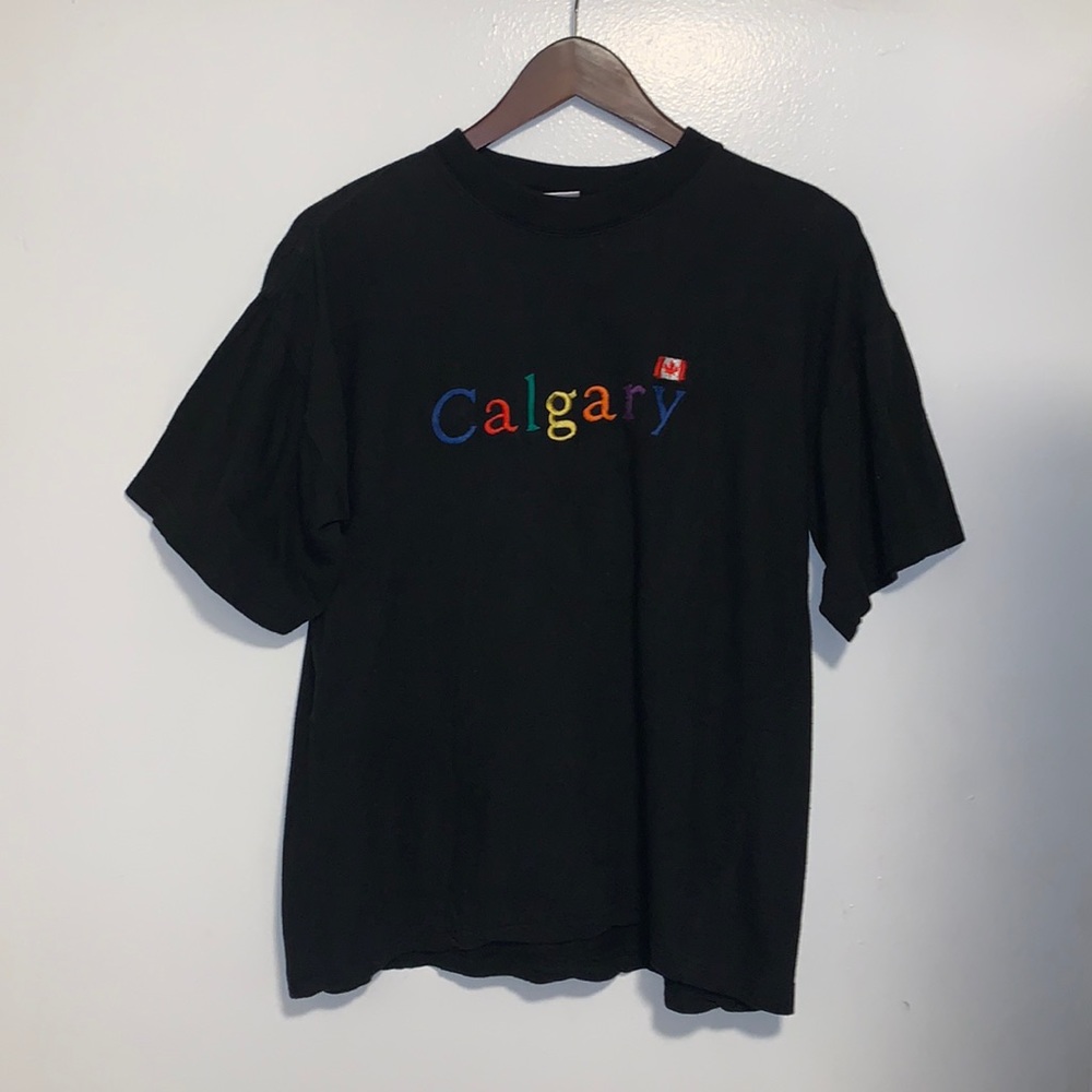 Vintage Sogo Calgary Canadian Embroidered Rainbow Let… Gem